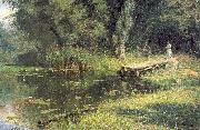 Polenov, Vasily Overgrown Pond Spain oil painting artist